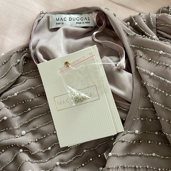 Mac Duggal evening cocktail Beaded Midi dress - Picture 9 of 15